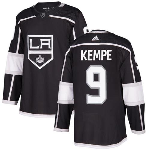 Adidas Men Los Angeles Kings #9 Adrian Kempe Black Home Authentic Stitched NHL Jersey->los angeles kings->NHL Jersey